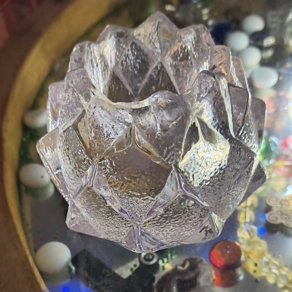 Glass Art Piece - Candle Holder - Picture 4 of 8